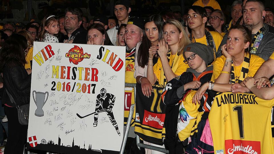 Die besten Bilder der Vienna-Capitals-Meisterfeier 2017