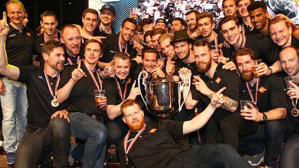 Die besten Bilder der Vienna-Capitals-Meisterfeier 2017