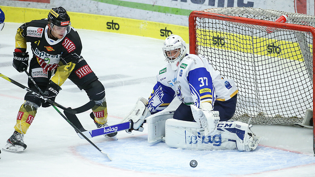 ICE Hockey League VSV beendet Siegesserie der Vienna Capitals
