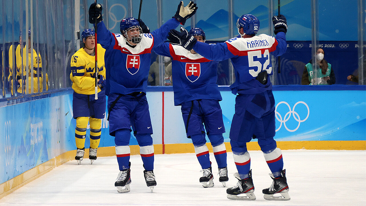 Olympia Historisches EishockeyBronze für die Slowakei