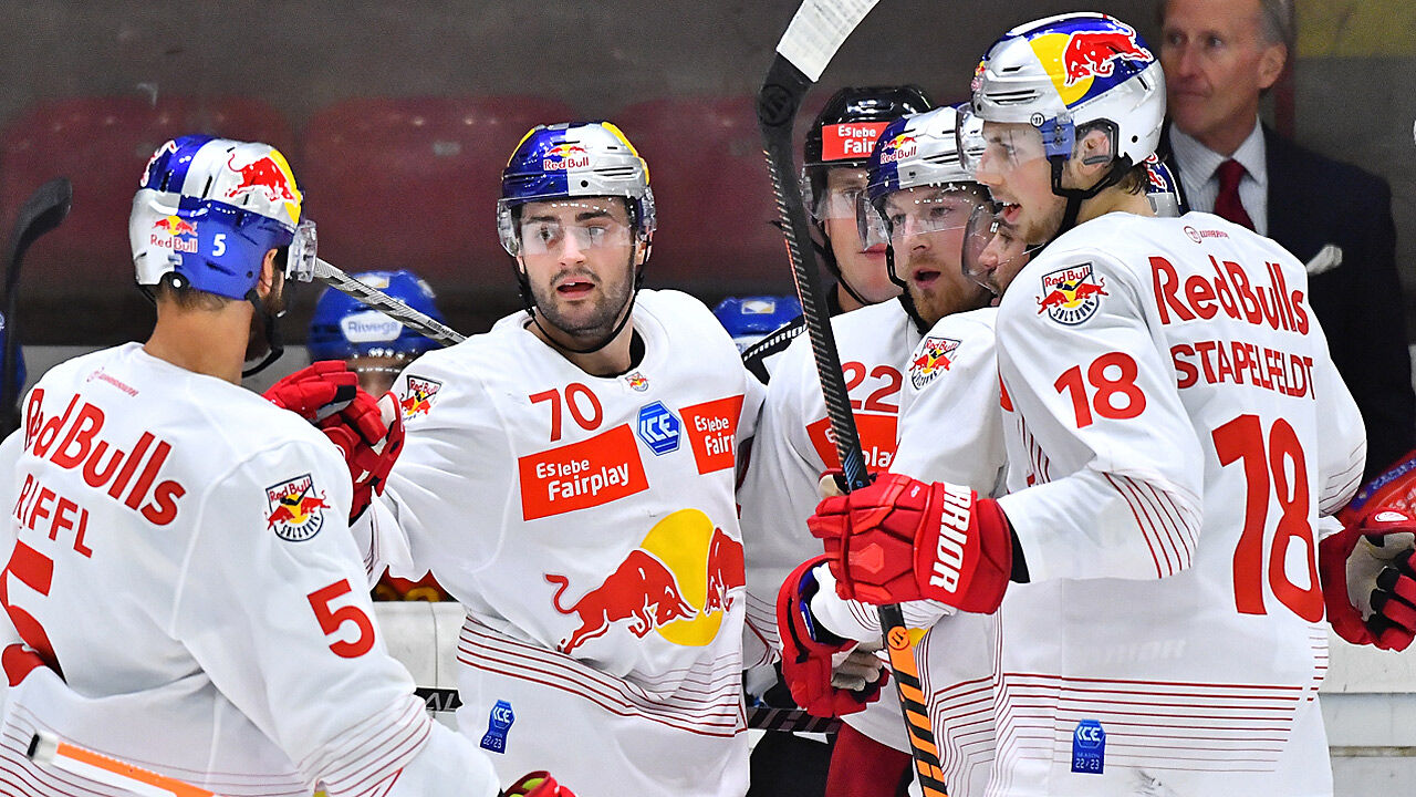 ICE Hockey League Red Bull Salzburg feiert vierten Sieg en suite