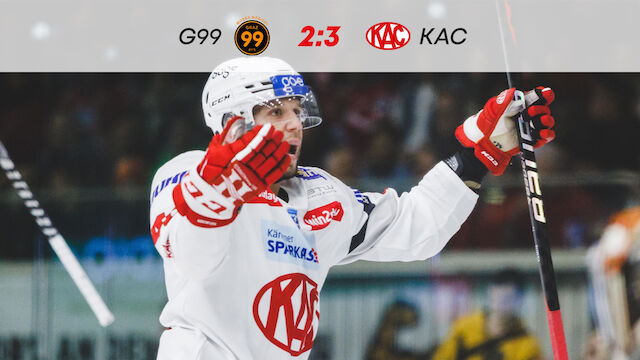 KAC hält Siegesserie im Pack-Derby in Graz aufrecht