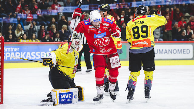 KAC bezwingt Capitals trotz frühem 0:2-Rückstand deutlich