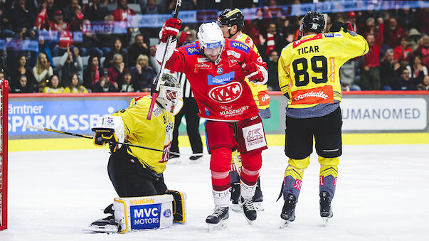 KAC bezwingt Capitals trotz frühem 0:2-Rückstand deutlich