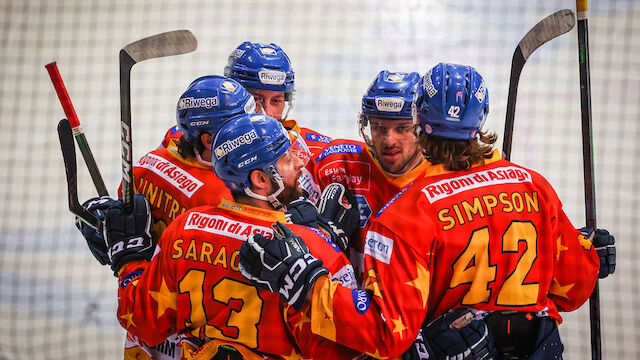 15 Tore: Black Wings unterliegen Asiago im Penalty-Schießen