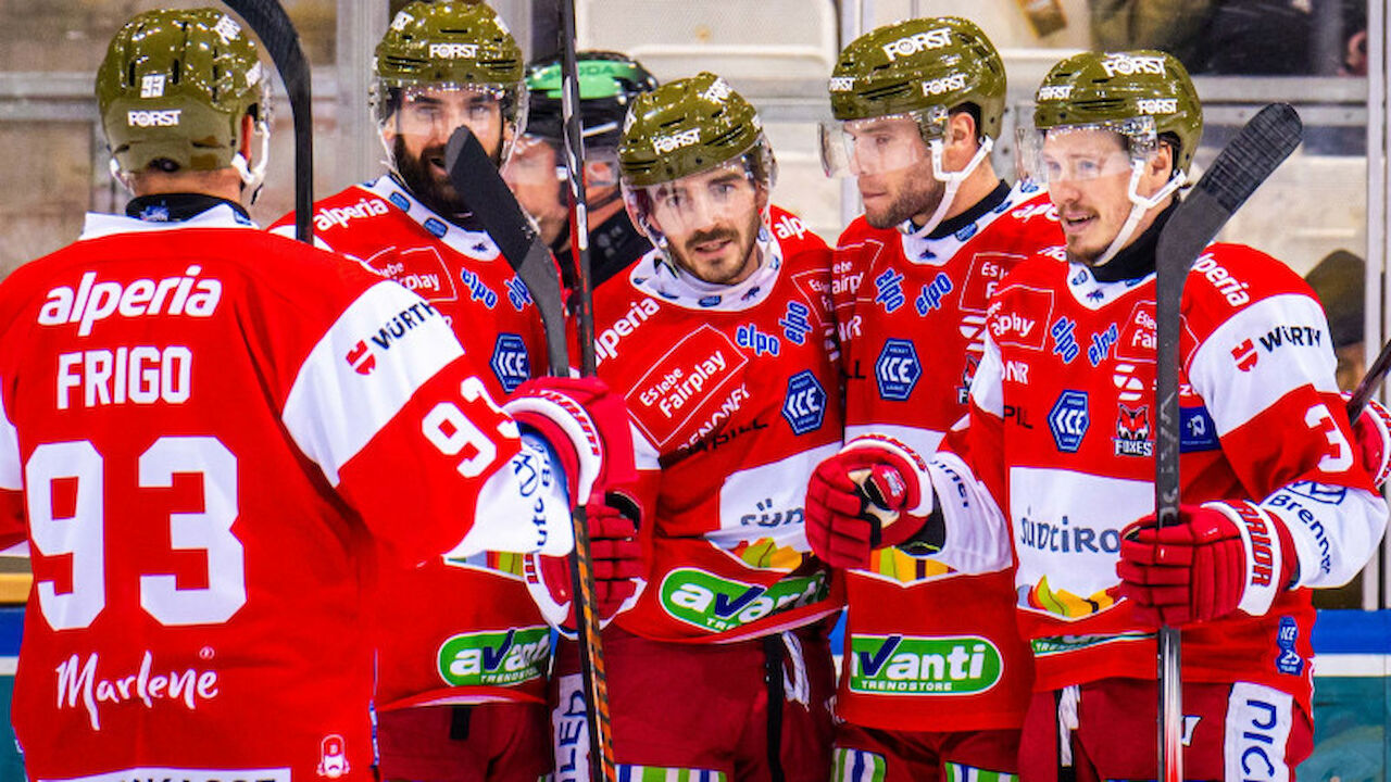 Bozen feiert im ICEKracher gegen Salzburg einen Heimsieg
