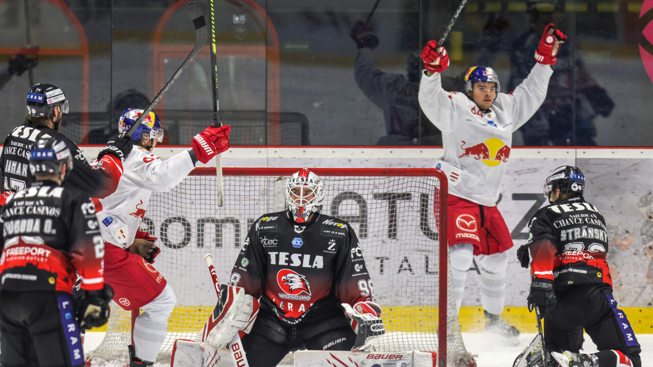 ICE Hockey League Red Bull Salzburg siegt beim HC Znojmo