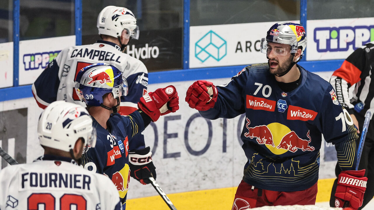 ICE Dritter Sieg im dritten Spiel Salzburg siegt bei Fehervar