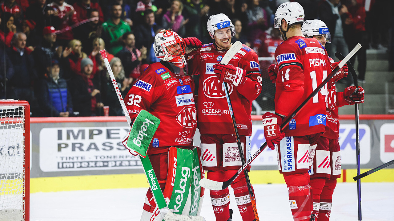 ICE Hockey League: KAC ringt Asiago verdient nieder