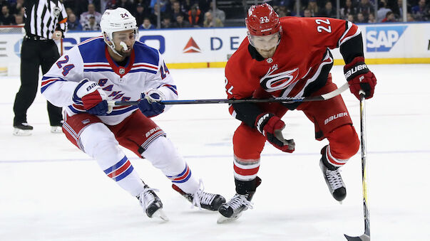 Carolina Hurricanes siegen bei den NY Rangers