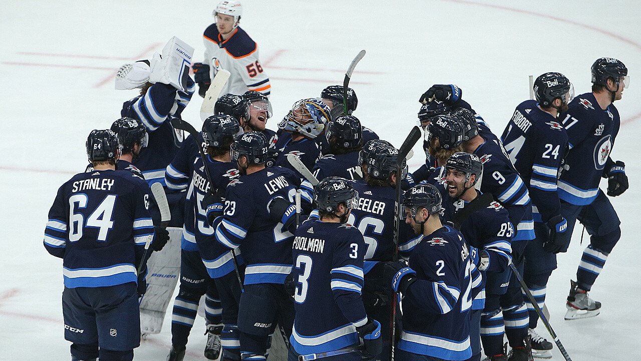 NHLPlayoffs Winnipeg Jets sweepen Edmonton Oilers