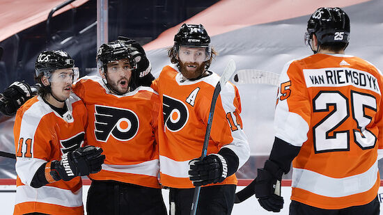 Flyers feiern Shootout-Sieg gegen Sabres