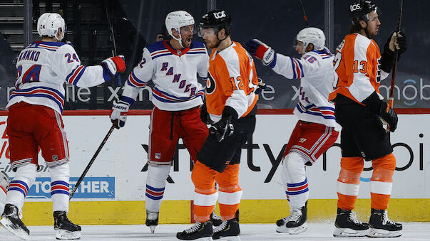 Flyers unterliegen Rangers nach Shootout