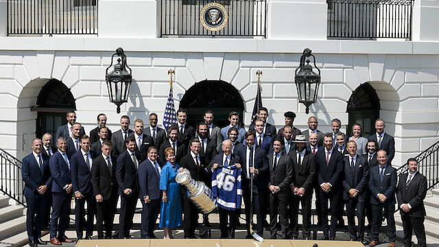 Stanley-Cup-Sieger Tampa Bay im Weißen Haus