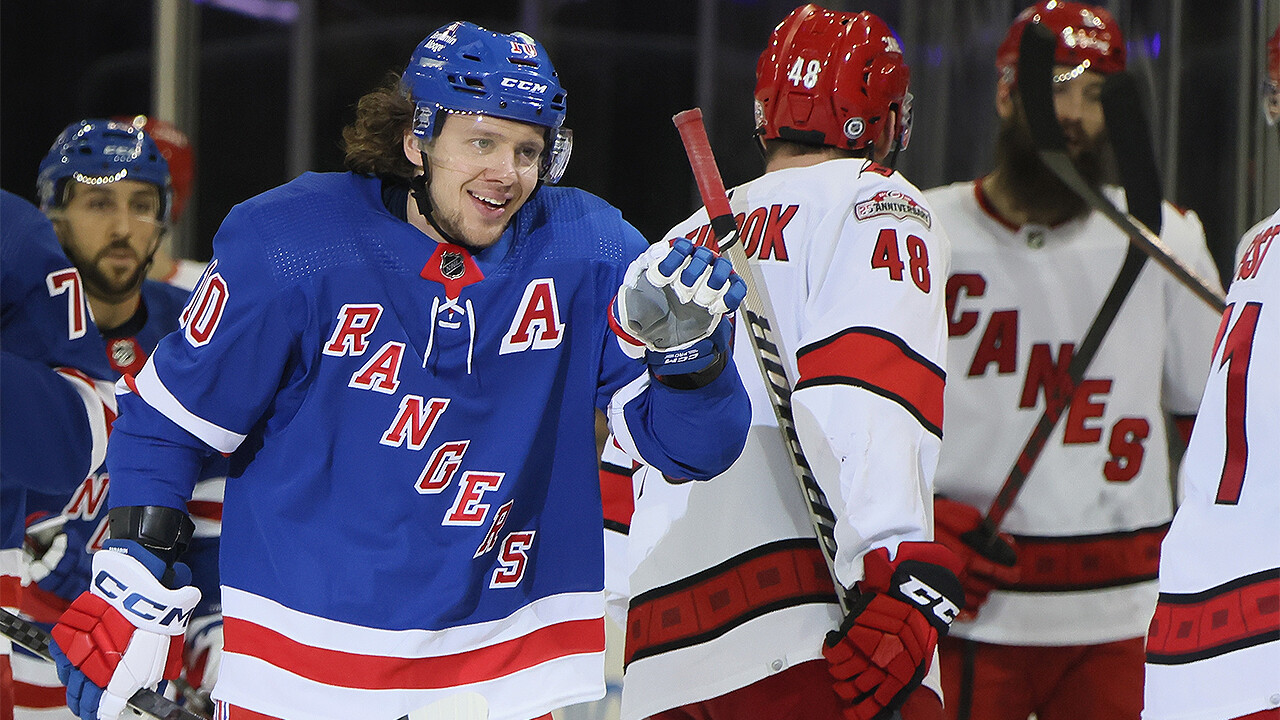 NHL Rangers setzen der Siegesserie der Hurricanes ein Ende