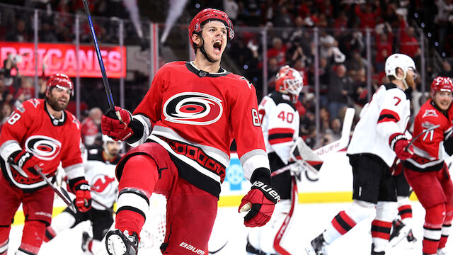 NHL: Hurricanes fegen ein zweites Mal über die Devils hinweg