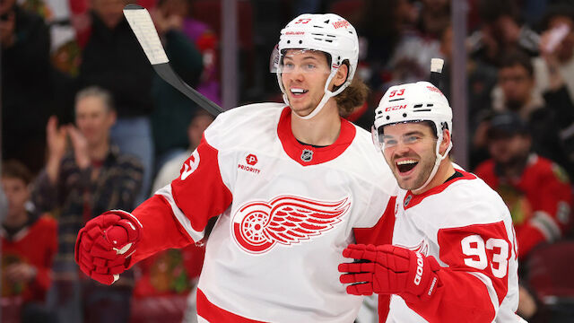 Auswärtssieg! Kaspers Red Wings gewinnen bei Blackhawks