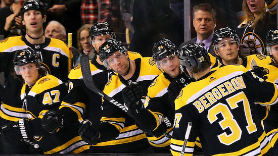 Patrice Bergeron erzielt vier Tore für Boston