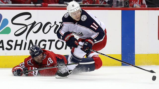 Blue Jackets gewinnen auch Spiel 2 in Washington