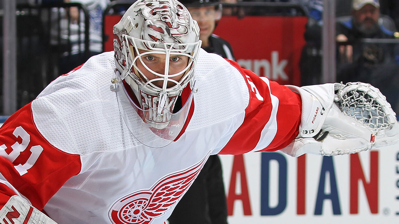 ICE Vienna Capitals leihen DetroitGoalie Calvin Pickard