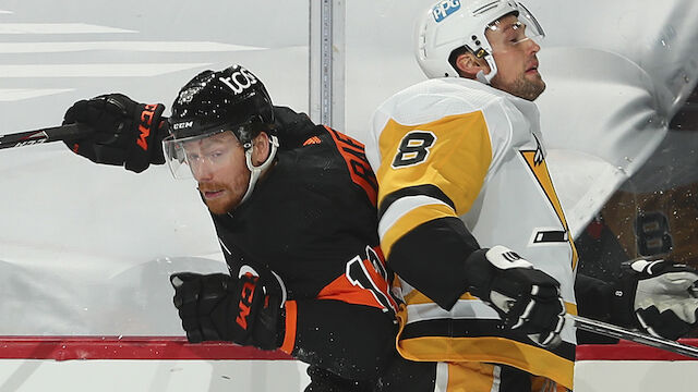 Geschwächte Penguins schlagen Flyers mit Raffl