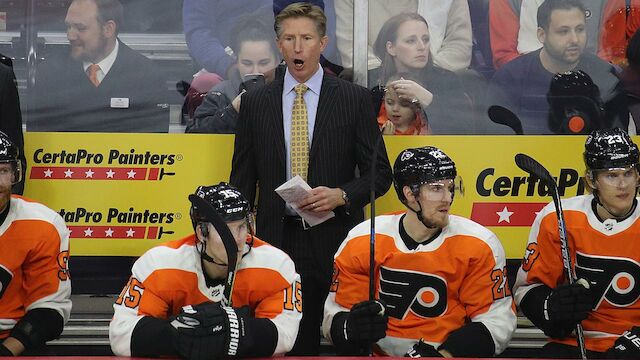 Fix! Philadelphia Flyers entlassen Coach Hakstol