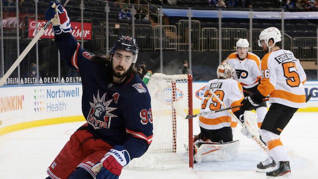Flyers erleben mit Raffl Debakel bei den Rangers