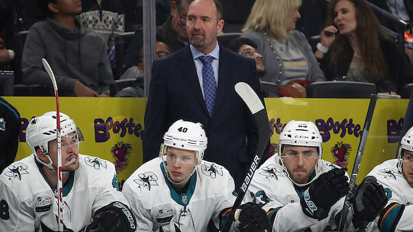 Sharks trennen sich von Coach Peter DeBoer