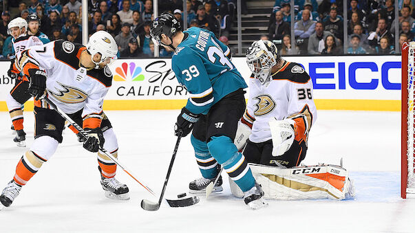 NHL-Playoffs: Sharks lassen Ducks keine Chance