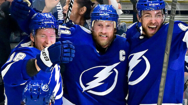Tampa zum 3. Mal in Folge im Stanley-Cup-Finale