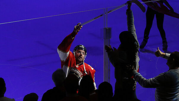 Vanek bei seinem 1. Sieg der Spieler des Abends