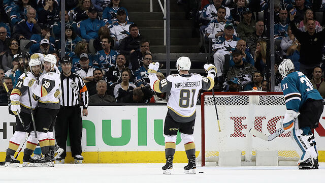 Overtime-Sieg der Golden Knights bei den Sharks