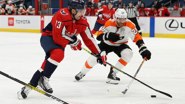 Capitals besiegen Flyers - Raffl weiter out