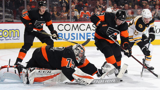 Flyers-Sieg mit Raffl gegen Boston Bruins