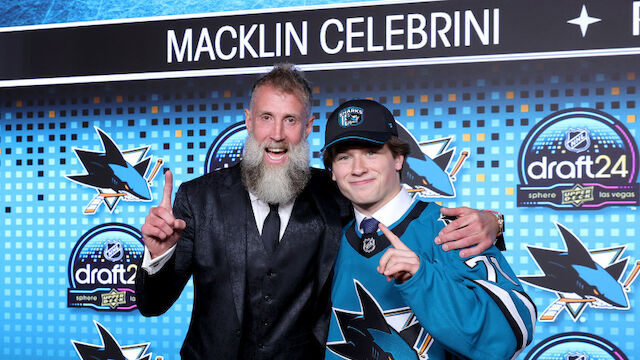 NHL-Draft: Sharks sichern sich Toptalent Celebrini 