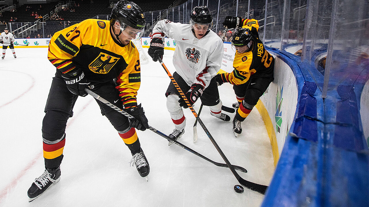 Eishockey ÖEHVU20 bezwingt Deutschland im ersten WMTestspiel