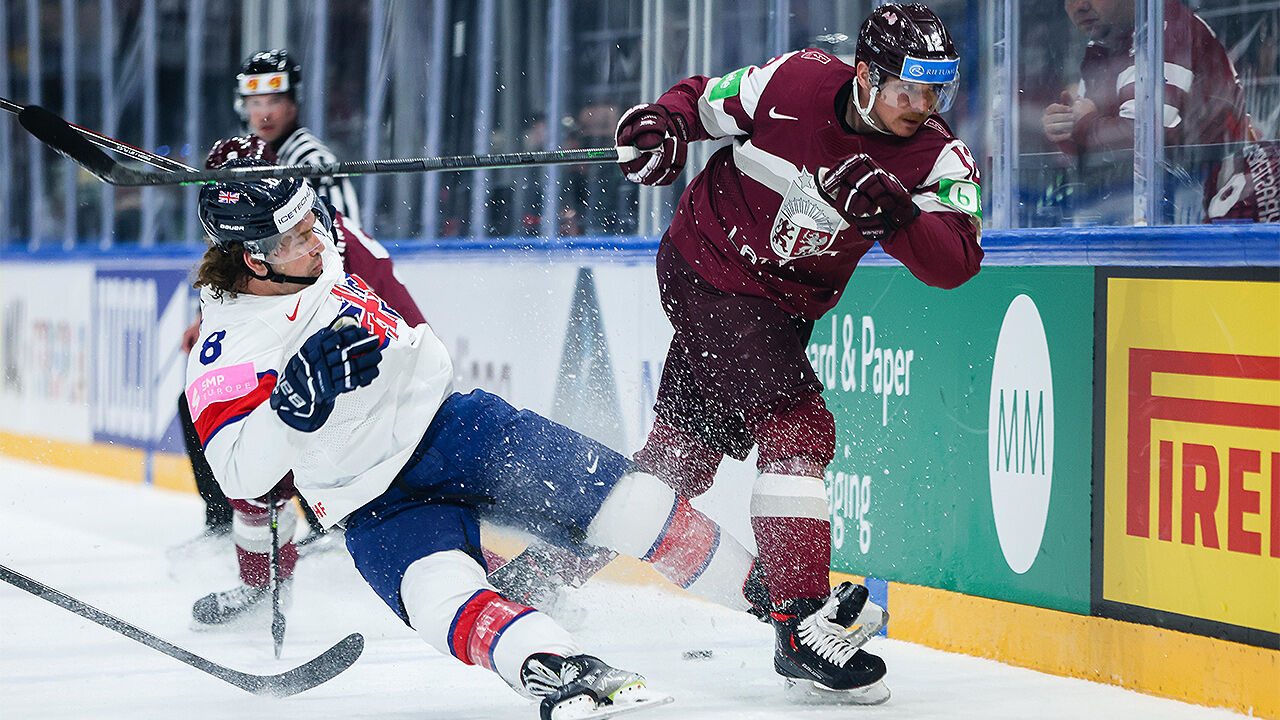 Eishockey-WM Lettland hilft Österreich mit Sieg über Briten