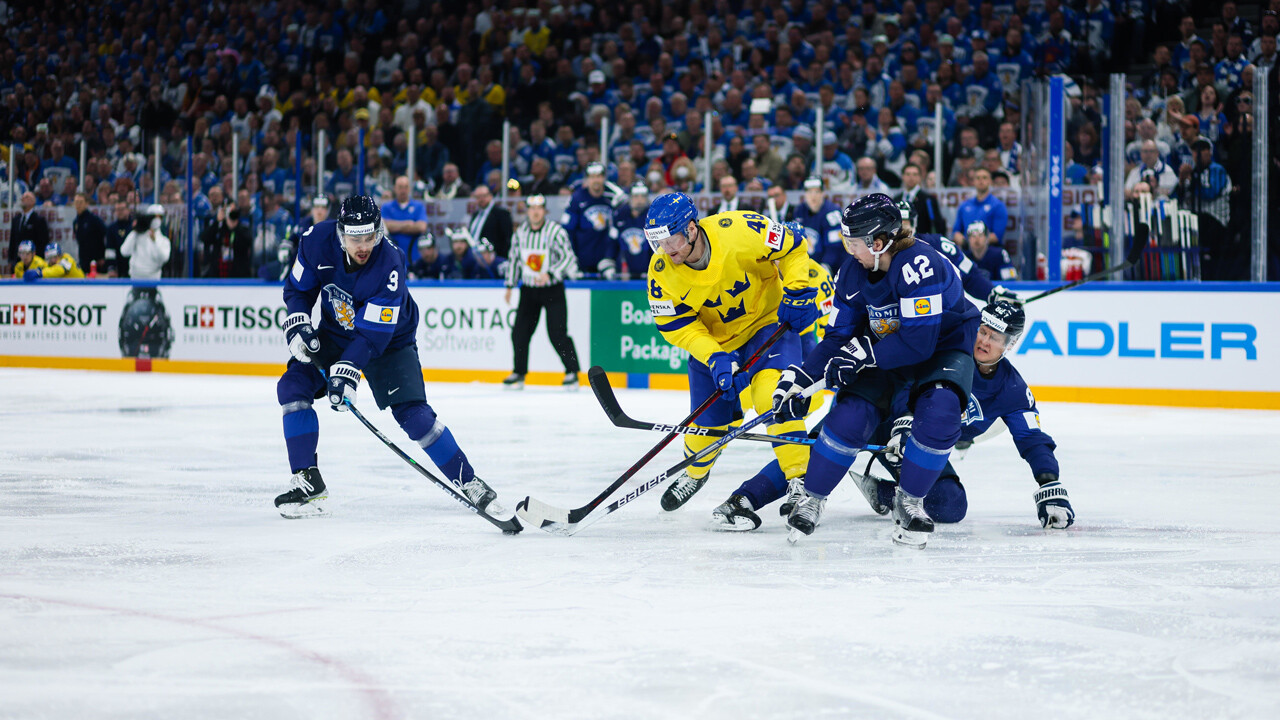 EishockeyWM Schweden schockt Finnland, Schweiz gewinnt