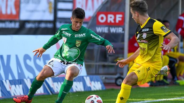 Lustenau-Aufholjagd vs. Kapfenberg unbelohnt