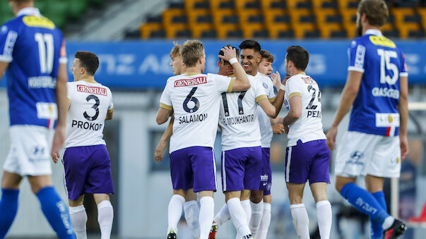 Violets holen Kantersieg bei Blau-Weiß-Linz