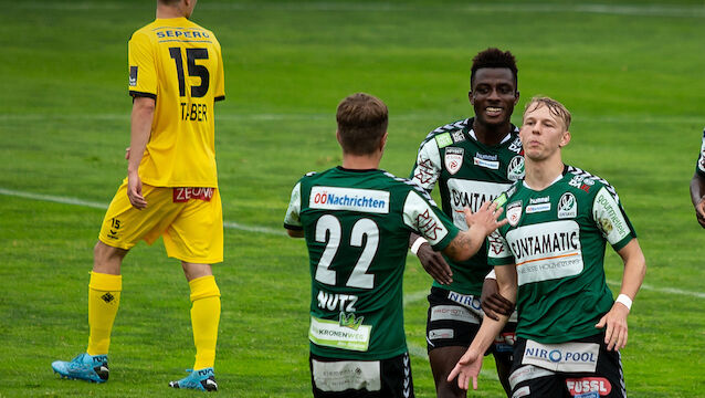 SV Ried mit Kantersieg gegen Kapfenberg