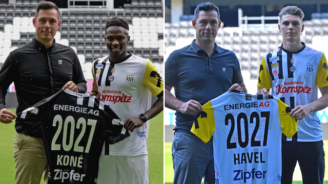 Zwei neue Angreifer: LASK mit Transfer-Doppelpack