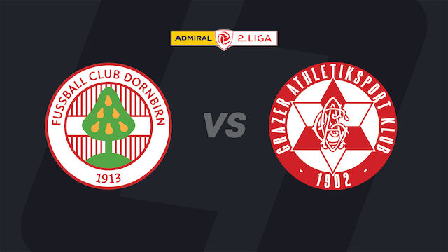 2. Liga heute im LIVE-Stream: FC Dornbirn - GAK
