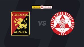 2. Liga im LIVE-Stream: FC Admira - Grazer AK