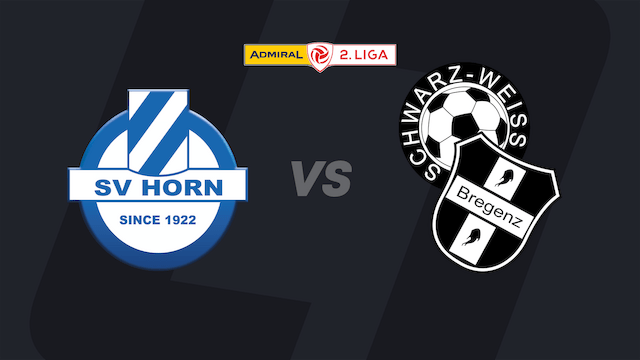 2. Liga heute im LIVE-Stream: SV Horn - SW Bregenz