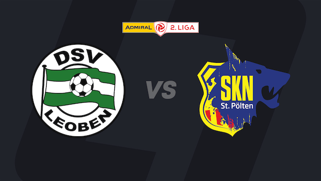 2. Liga heute im LIVE-Stream: DSV Leoben - SKN St. Pölten