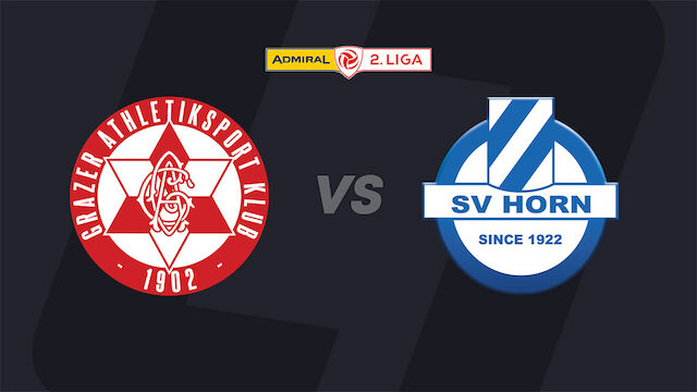 2. Liga heute im LIVE-Stream: GAK - SV Horn