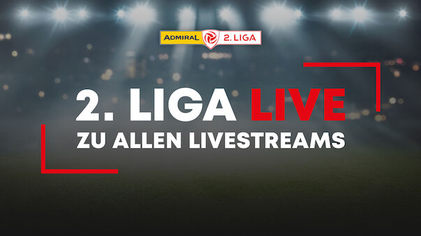 2. Liga: Alle Spiele der 19. Runde hier im LIVE-Stream
