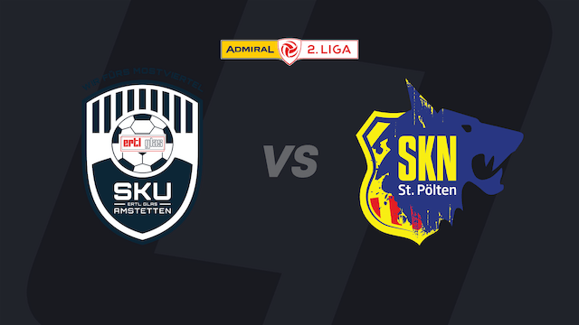 2. Liga heute im LIVE-Stream: SKU Amstetten - SKN St. Pölten