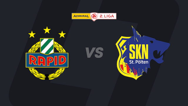 2. Liga im LIVE-Stream: Rapid II - SKN St. Pölten